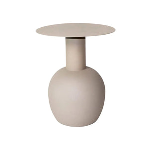 Beistelltisch – Metall Material, Beschichtete Oberfläche, Beige Farbe - Pip | Kick Collection