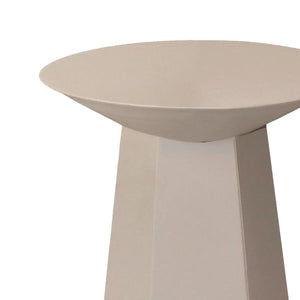 Beistelltisch – Beige Beschichtung, Hexagon Gestell, Metall Design - Loa | Kick Collection