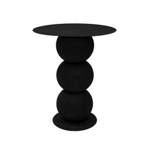 Beistelltisch – Metall Material, Vielseitige Wohnstile, Schwarze Farbe - Rua | Kick Collection