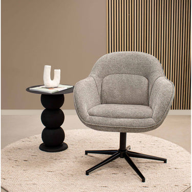 Beistelltisch – Schwarzes Metall, Modernes Design, Vielseitige Form - Rua | Kick Collection