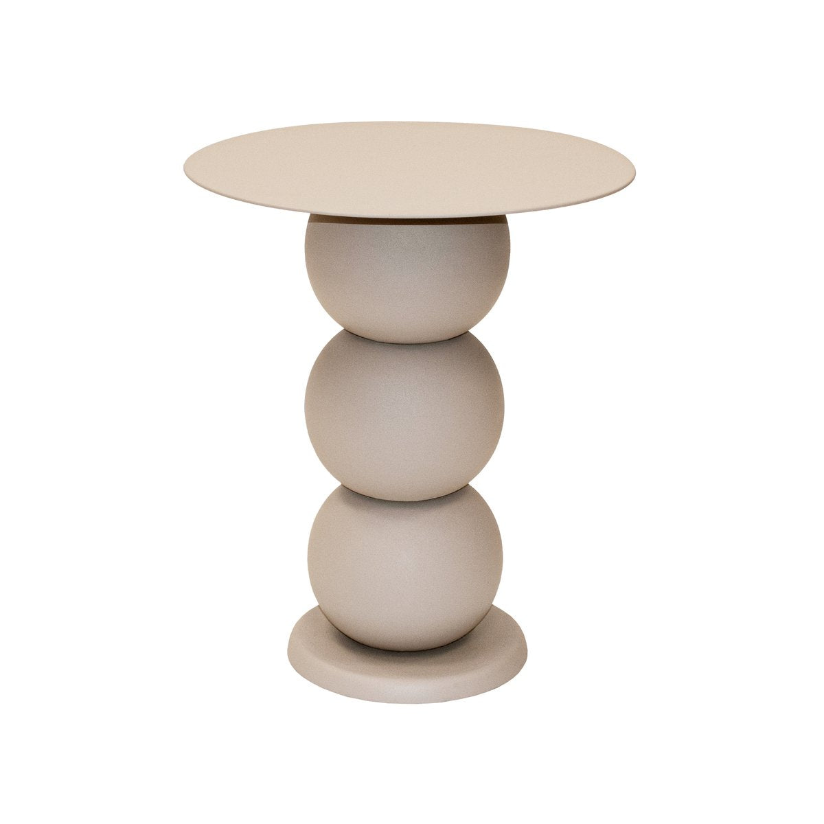 Beistelltisch – Metall Material, Vielseitige Wohnstile, Beige Farbe - Rua | Kick Collection