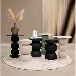 Beistelltisch – Metall Material, Vielseitige Wohnstile, Beige Farbe - Rua | Kick Collection