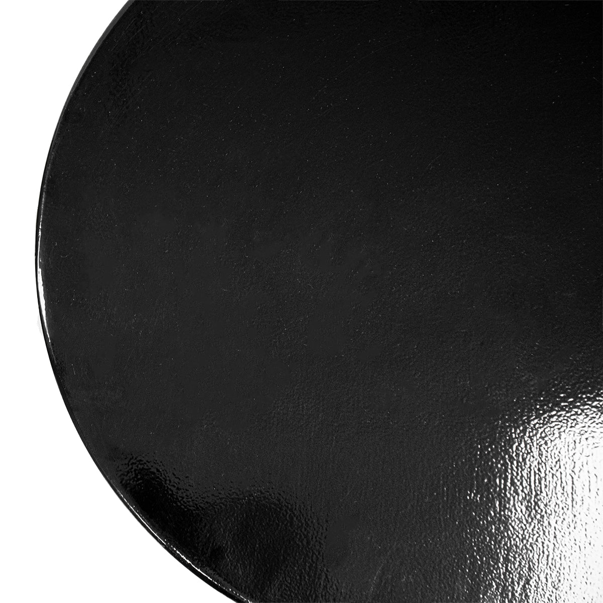 Beistelltisch – Schwarze Farbe, Glänzende Oberfläche, Skulpturales Design - Esra | Kick Collection