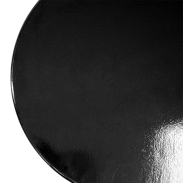 Beistelltisch – Schwarze Farbe, Glänzende Oberfläche, Skulpturales Design - Esra | Kick Collection