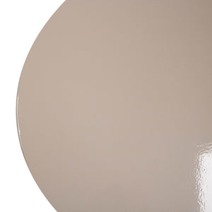 Beistelltisch – Metall Material, Glänzende Oberfläche, Beige Farbe - Lea | Kick Collection