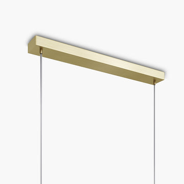 Pendant Light Golden Metal Frame Fluted Glass Shade 4-Light E14 40W – Antic | Maytoni