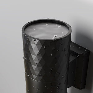 Wandleuchte mit schwarzem Aluminiumgehäuse und versiegeltem Sicherheitsglas – Bowery | Maytoni - Esszett Luxury | Stilvolles Wohnen mit Charakter