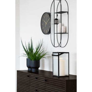 Sideboard – Rauch-Eichenfurnier Metall, Drei Schubladen, Zwei Türen, Viel Stauraum – Kyoto | House Nordic