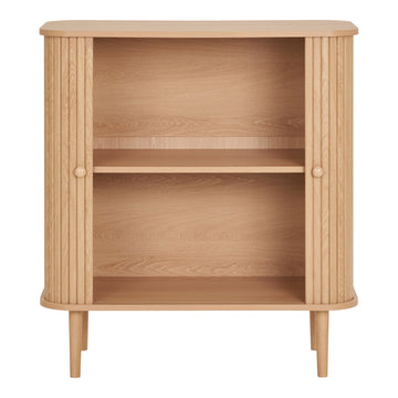 Sideboard – Natürliches Kiefernholz, Zwei Türen, 87 cm Höhe - Nikko | House Nordic