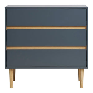 Chest of Drawers – Lacquered Wood, Clean Lines, Three Drawers, Sturdy Construction – Bisley | House Nordic