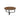 Couchtisch – Emperador-Marmorplatte, schwarze Stahlbasis, runde Form – Senna | Livingfurn