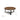 Couchtisch – Emperador-Marmorplatte, schwarze Stahlbasis, runde Form – Senna | Livingfurn
