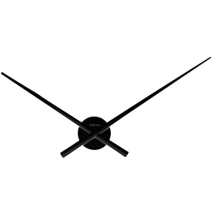 Wanduhr – Minimalistisches Design, Aluminium-Optik, Offenes Zifferblatt - Hands | NeXtime
