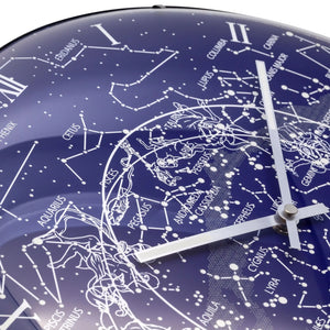Wanduhr – Leuchtender Himmel, Gewölbtes Glas, Stilles Werk - Milchstraßenkuppel | NeXtime