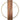 Wanduhr – Braunes Holz, Goldene Zeiger, Stilles Werk - Carl | NeXtime