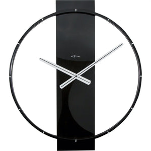 Wanduhr – Schwarzes Holz, Edelstahl, Stilles Werk - Carl | NeXtime