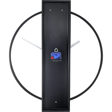 Wanduhr – Schwarzes Holz, Edelstahl, Stilles Werk - Carl | NeXtime