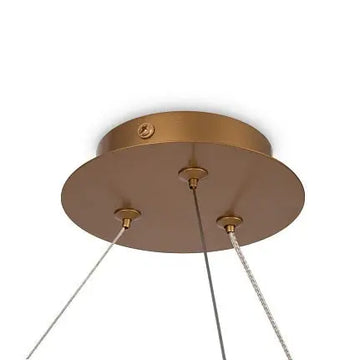 Pendant Lamp Matte Gold Metal Frame 6 Glass Shades 6×G9 40W – Balance | Maytoni