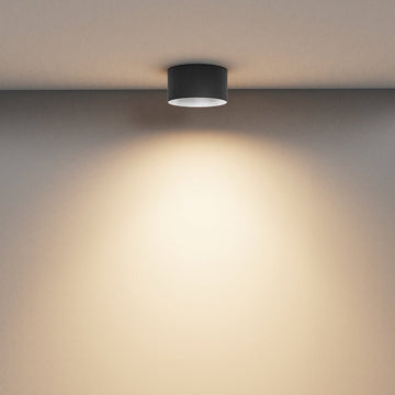 Deckenleuchte Schwarzes Aluminiumgehäuse Warmweiß – Vega | Maytoni - Esszett Luxury | Stilvolles Wohnen mit Charakter