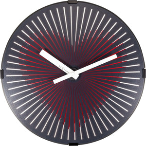 Wanduhr – Bewegtes Herzdesign, Animierte Optik, Kreatives Design - Motion Heart Red | NeXtime