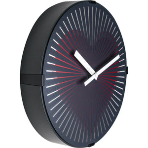 Wanduhr – Bewegtes Herzdesign, Animierte Optik, Kreatives Design - Motion Heart Red | NeXtime