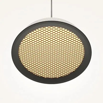 Pendant light White & gold ring-shaped aluminium housing Integrated LED & Modern Design – El | Maytoni