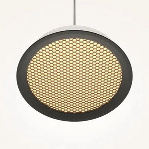 Pendant light White & gold ring-shaped aluminium housing Integrated LED & Modern Design – El | Maytoni