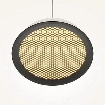 Pendant light White & gold ring-shaped aluminium housing Integrated LED & Modern Design – El | Maytoni