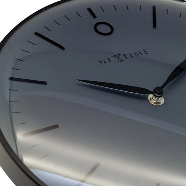 Wanduhr – Gewölbtes Glas, Nordischer Stil, Stilles Werk - Glamour Klein | NeXtime