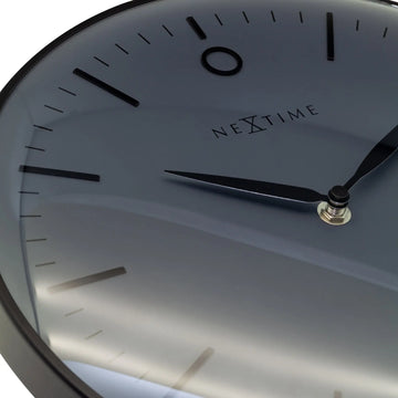 Wanduhr – Gewölbtes Glas, Nordischer Stil, Stilles Werk - Glamour Klein | NeXtime