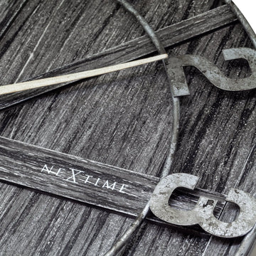 Wanduhr – Lautloses Uhrwerk, Holzdesign, Metallziffern - York | NeXtime