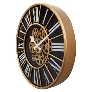 Wanduhr – Bewegliche Zahnräder, Römische Ziffern, Markante Optik - William | NeXtime