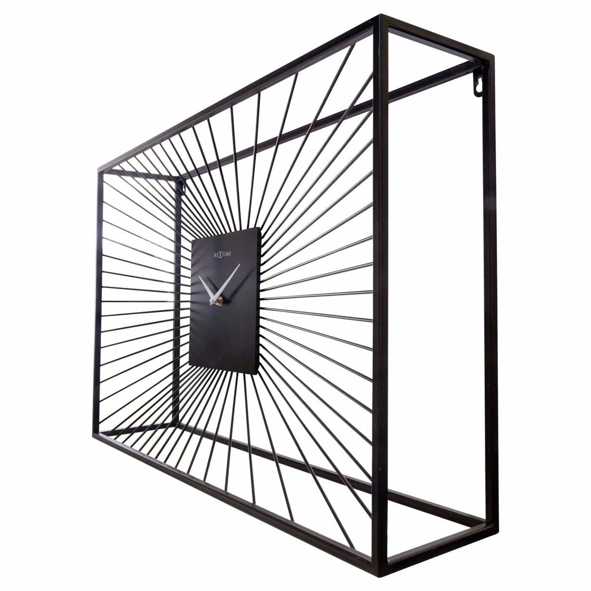 Wanduhr – Lautloses Uhrwerk, Drahtdesign, Metallskulptur - Vasco | NeXtime