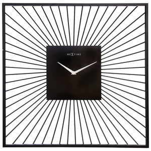 Wanduhr – Lautloses Uhrwerk, Drahtdesign, Skulpturale Optik - Vasco | NeXtime