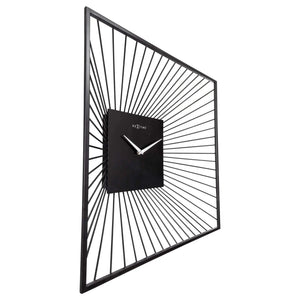 Wanduhr – Lautloses Uhrwerk, Drahtdesign, Skulpturale Optik - Vasco | NeXtime
