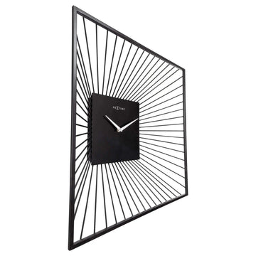 Wanduhr – Lautloses Uhrwerk, Drahtdesign, Skulpturale Optik - Vasco | NeXtime