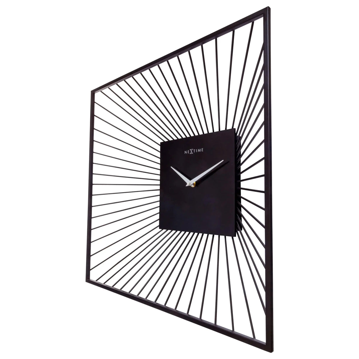 Wanduhr – Lautloses Uhrwerk, Drahtdesign, Skulpturale Optik - Vasco | NeXtime