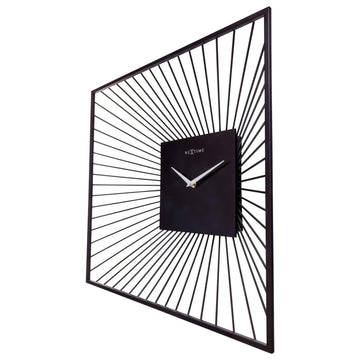 Wanduhr – Lautloses Uhrwerk, Drahtdesign, Skulpturale Optik - Vasco | NeXtime