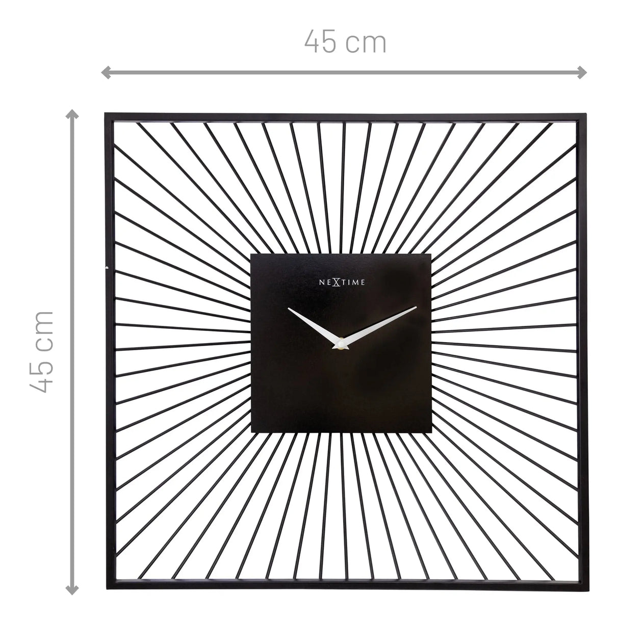Wanduhr – Lautloses Uhrwerk, Drahtdesign, Skulpturale Optik - Vasco | NeXtime