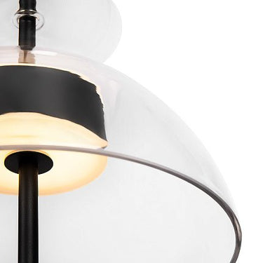 Pendelleuchte Matt Schwarz Rauchgraue ovale Gläser LED 12 W 3000 K – Bangkok | Maytoni - Esszett Luxury | Stilvolles Wohnen mit Charakter