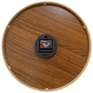 Wanduhr – Florales Holz, Sanfte Farben, Stilles Werk - Yogi | NeXtime