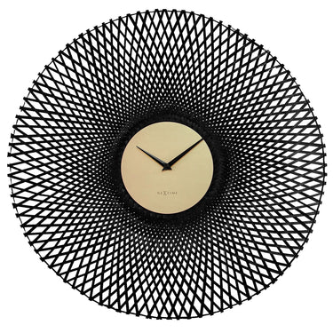 Wanduhr – Bambusgeflecht, Stilles Werk, Markante Form - Vortex | NeXtime