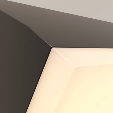Wandleuchte mit graphitfarbenem Aluminiumgehäuse und weißem Diffusor – Brick | Maytoni - Esszett Luxury | Stilvolles Wohnen mit Charakter