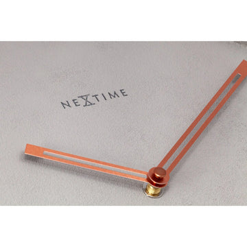 Wanduhr – Betonoptik, Kupferdetails, Stilles Werk - Mohawk Wand | NeXtime