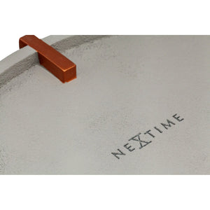 Wanduhr – Betonoptik, Kupferdetails, Stilles Werk - Mohawk Wand | NeXtime