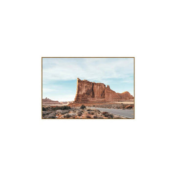 Wandbild aus mit strukturierter Oberfläche künstlerischer Glasveredelung und abstraktem Motiv – Desert Storm | PTMD - Esszett Luxury | Stilvolles Wohnen mit Charakter