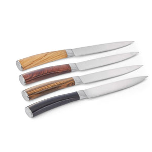 Steakmesser-Set Extra-Scharfe Klingen, Edle Echtholzgriffe, Hochwertige Geschenkbox – Garry | Philippi