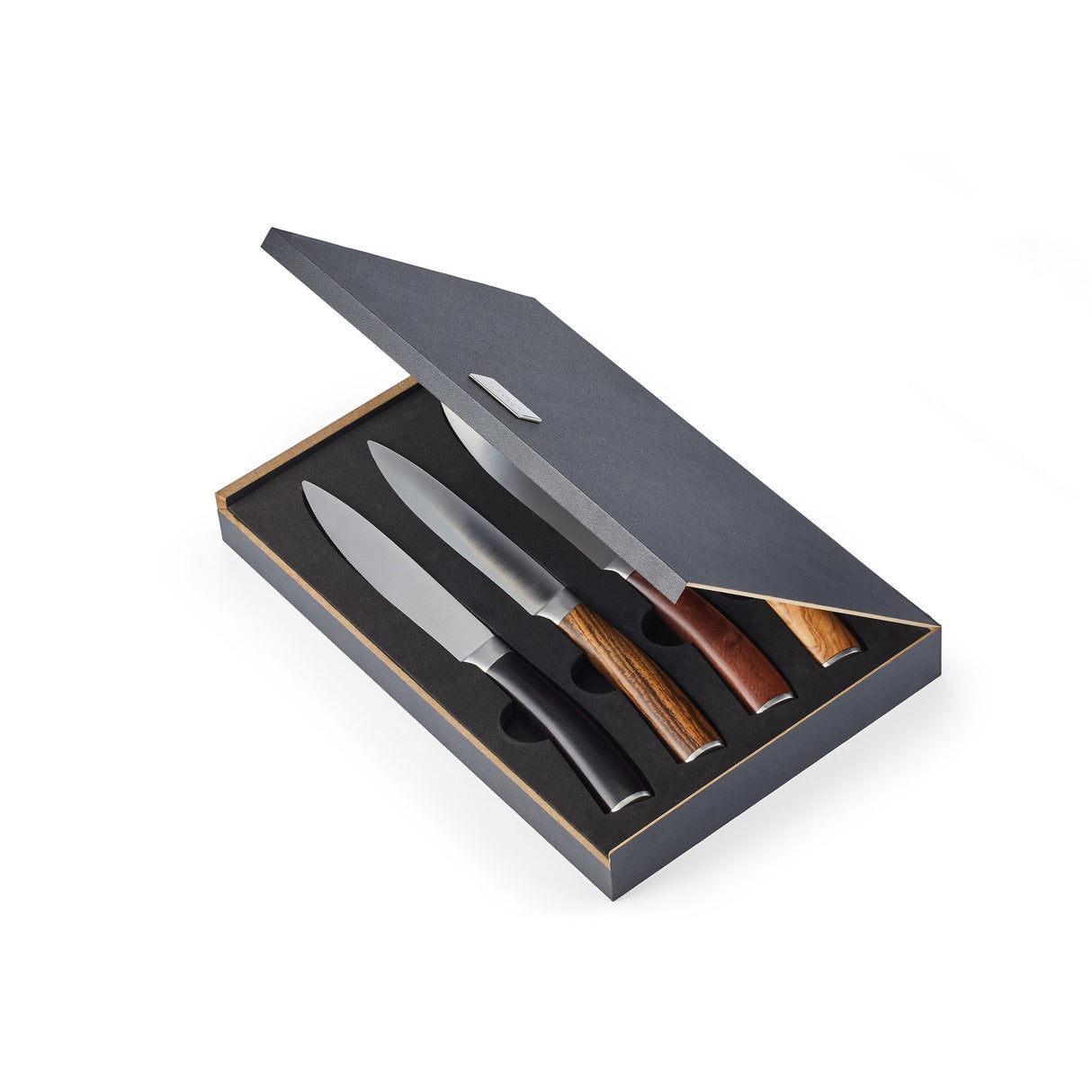 Steakmesser-Set Extra-Scharfe Klingen, Edle Echtholzgriffe, Hochwertige Geschenkbox – Garry | Philippi