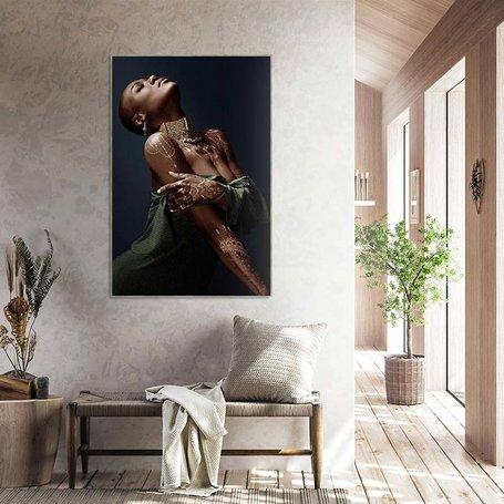 Wandbild aus mit Struktur Glasveredelung und Mandala - Design – Secret of Mandala | PTMD - Esszett Luxury | Stilvolles Wohnen mit Charakter