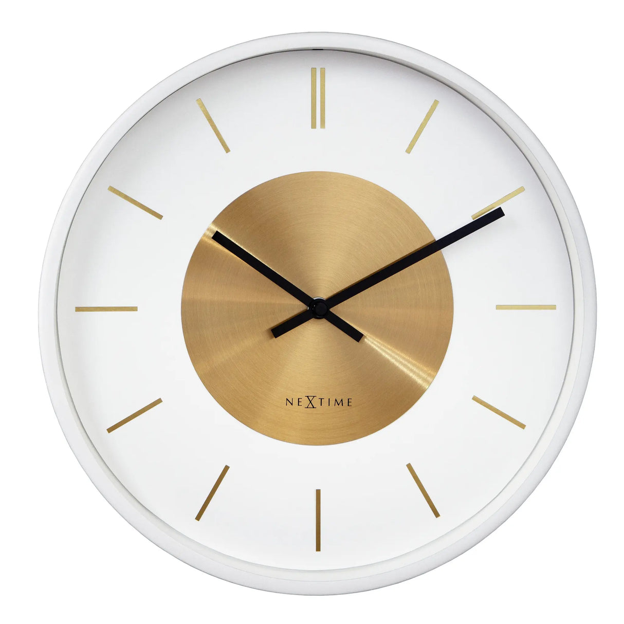 Wanduhr – Gebürstetes Metall, Retro Stil, Stilles Werk - Retro II | NeXtime